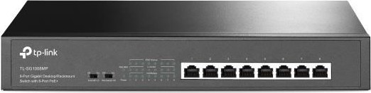 TP-Link switch TL-SG1008P (8xGbE, 4xPoE+, 64W, fanless)