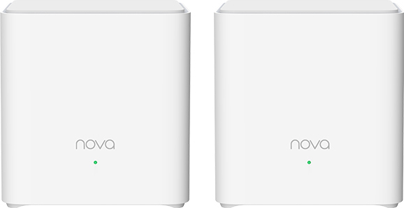 Tenda Nova EX3 (2-pack) WiFi6 AX1500 Mesh Gigabit system, 4xGLAN/GWAN, WPA3, VPN, SMART CZ aplikace