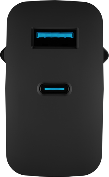 Univerzální USB nabíječka Natec RIBERA GaN 45W, 1X USB-A, 1X USB-C, černá
