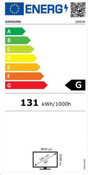 SAMSUNG SMART Signage LED QM65C 65"LH65QMCEBGCXEN