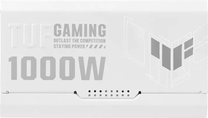 ASUS zdroj TUF Gaming 1000W WHITE Gold, 80+ Gold
