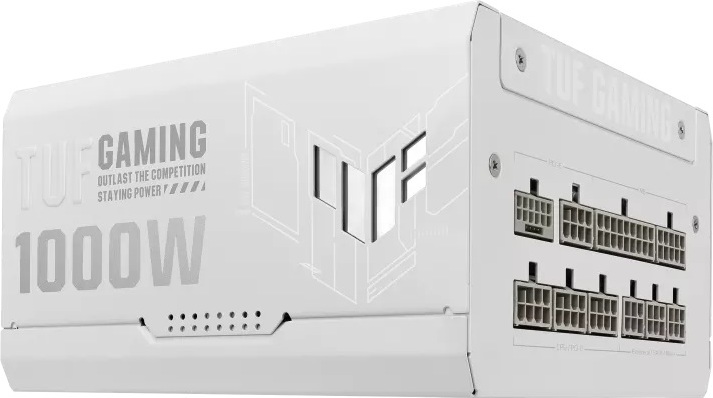 ASUS zdroj TUF Gaming 1000W WHITE Gold, 80+ Gold