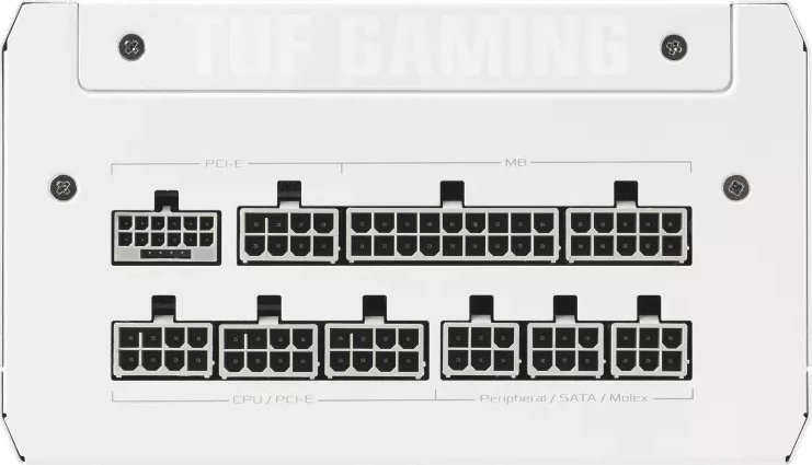 ASUS zdroj TUF Gaming 1000W WHITE Gold, 80+ Gold