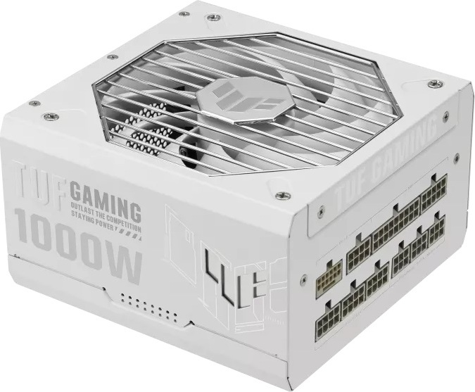 ASUS zdroj TUF Gaming 1000W WHITE Gold, 80+ Gold
