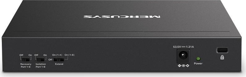 MERCUSYS switch MS110P (10x100Mb/s,8xPoE+,65W,fanless)