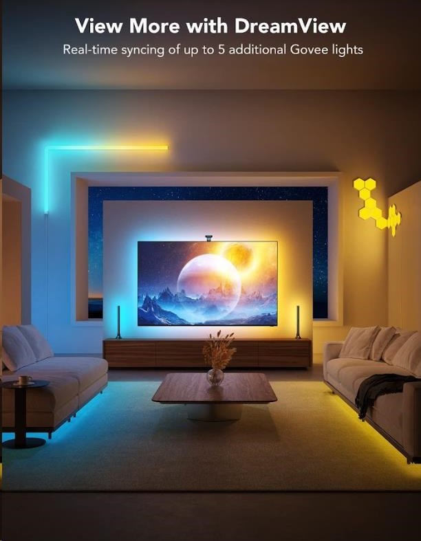 Govee DreamView T2 DUAL TV 55-65" SMART LED podsvícení RGBIC