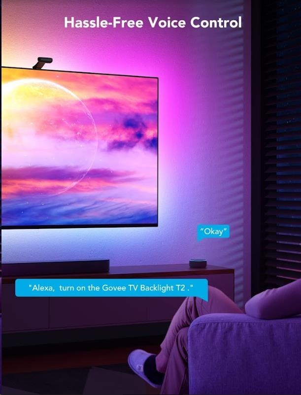 Govee DreamView T2 DUAL TV 55-65" SMART LED podsvícení RGBIC