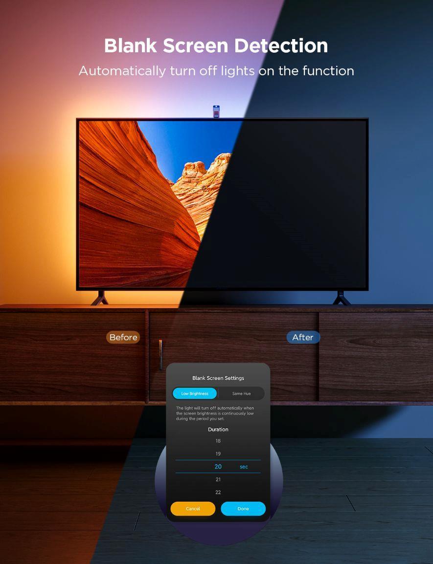 Govee TV Backlight 3 Lite TV 55-65" SMART LED podsvícení RGBIC