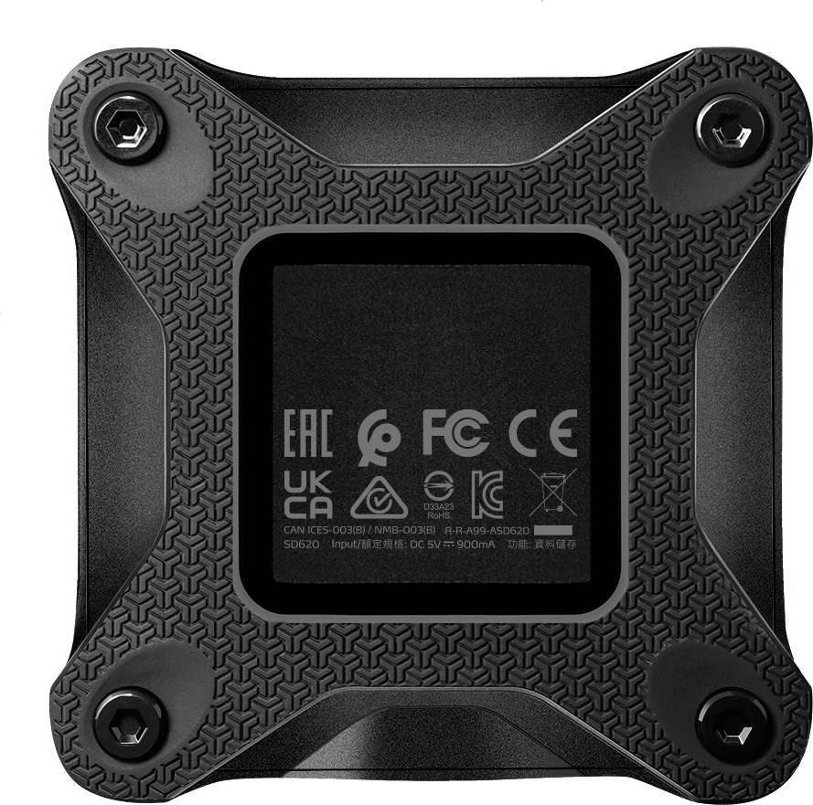 A-Data ADATA Externí SSD 2TB SD620, USB Micro-B, USB 3.2 Gen 2, R:520/W:460MB/s, černá