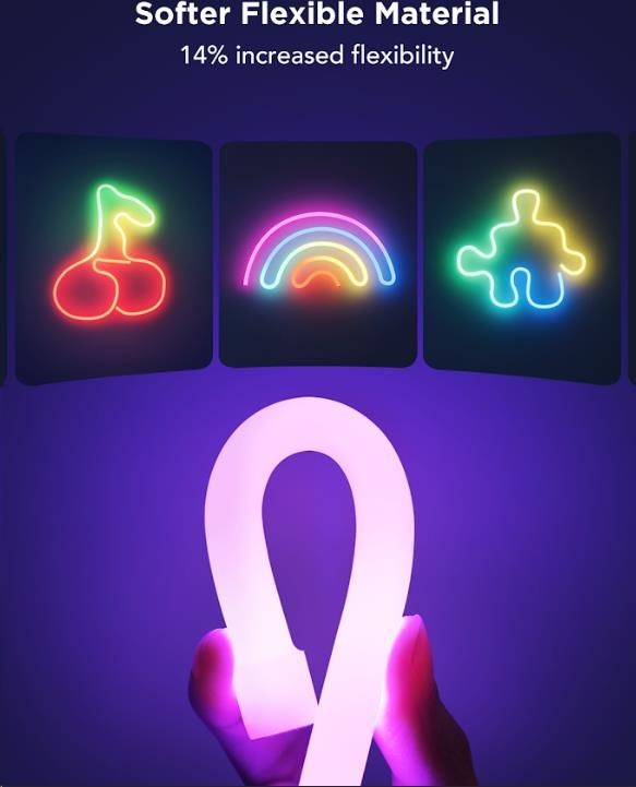 Govee Neon 2 MATTER ohebný LED pásek (3m) - RGBIC