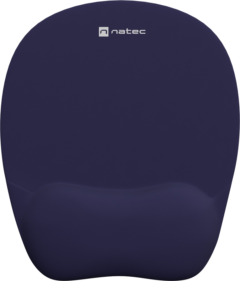 Podložka pod myš ergonomická Natec CHIPMUNK, paměťová pěna, Navy modrá, 230x200 mm