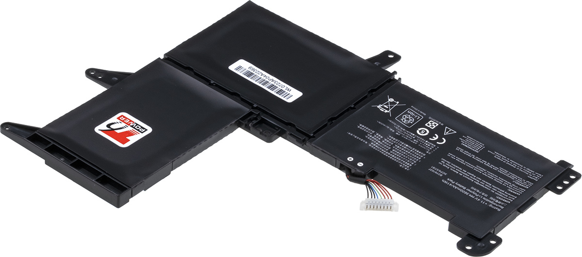 Baterie T6 Power pro Asus VivoBook S510U, X510U, F510U, 3600mAh, 41Wh, 3cell, Li-pol