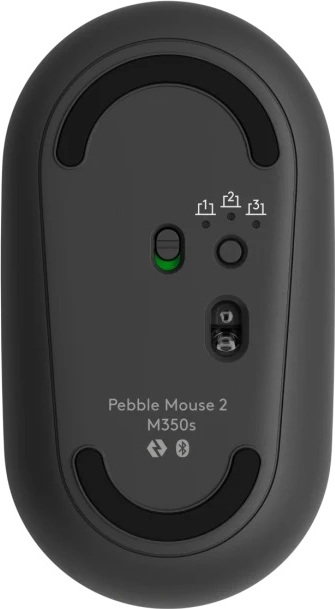 LOGITECH OEM Logitech Pebble Mouse 2 M350s/Cestovní/Optická/4 000 DPI/Bezdrátová Bluetooth/Grafitová