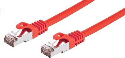 C-TECH kabel patchcord Cat6, FTP, červený, 0,25m