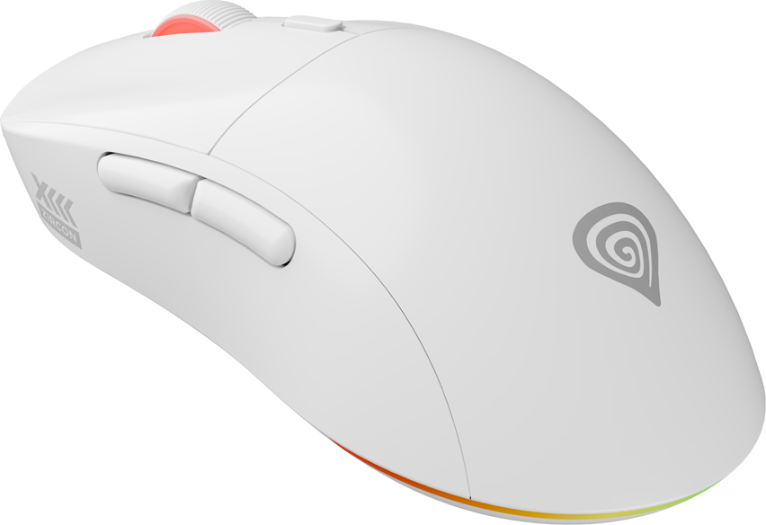 Genesis herní bezdrátová myš ZIRCON XIII/Herní/Optická/26 000 DPI/Bezdrátové USB/Bílá