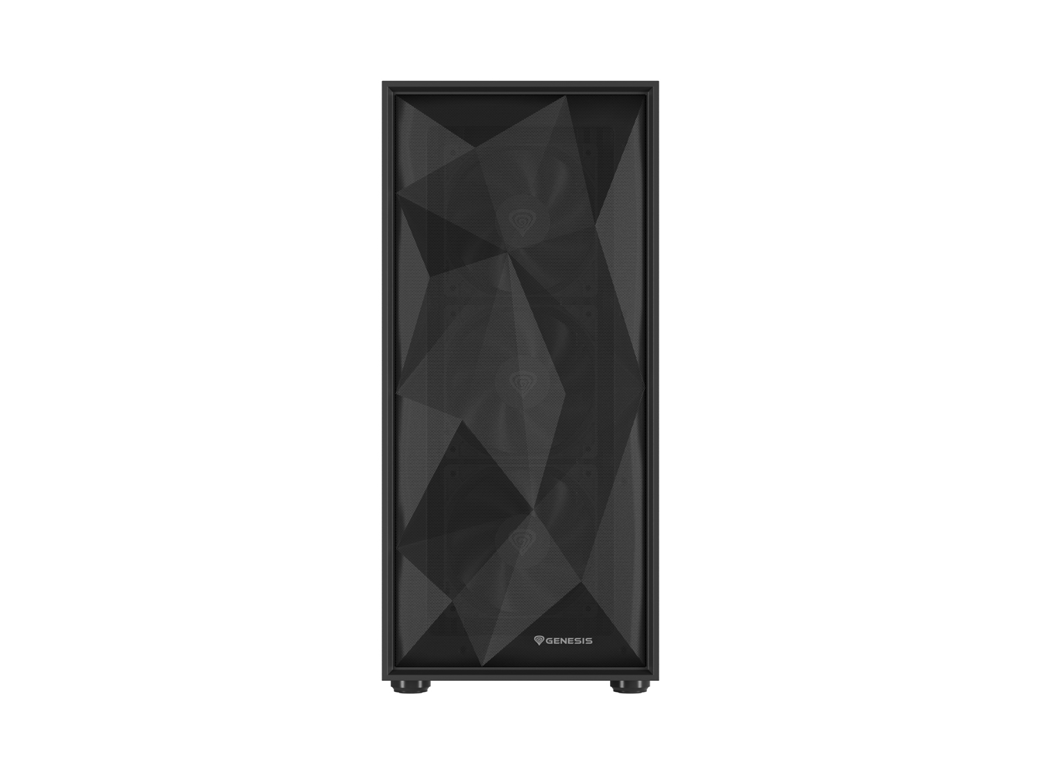 Počítačová skříň Genesis DIAXID 605F/Midi Tower/Transpar./Černá