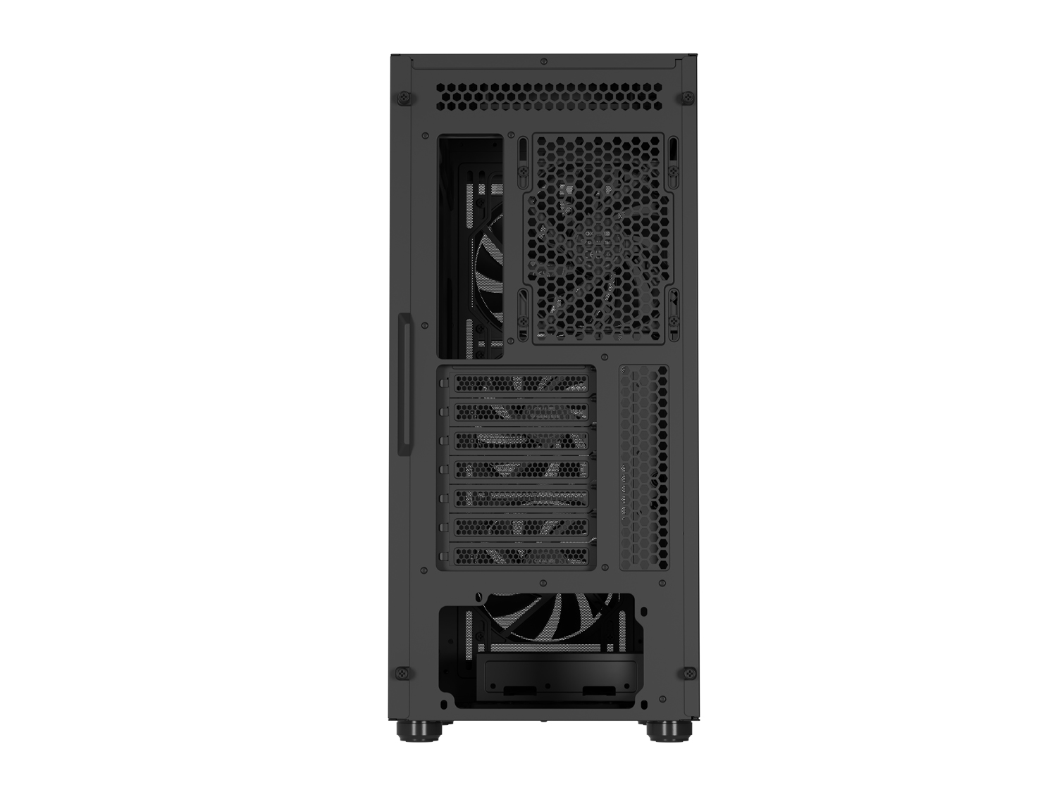 Počítačová skříň Genesis DIAXID 605F/Midi Tower/Transpar./Černá