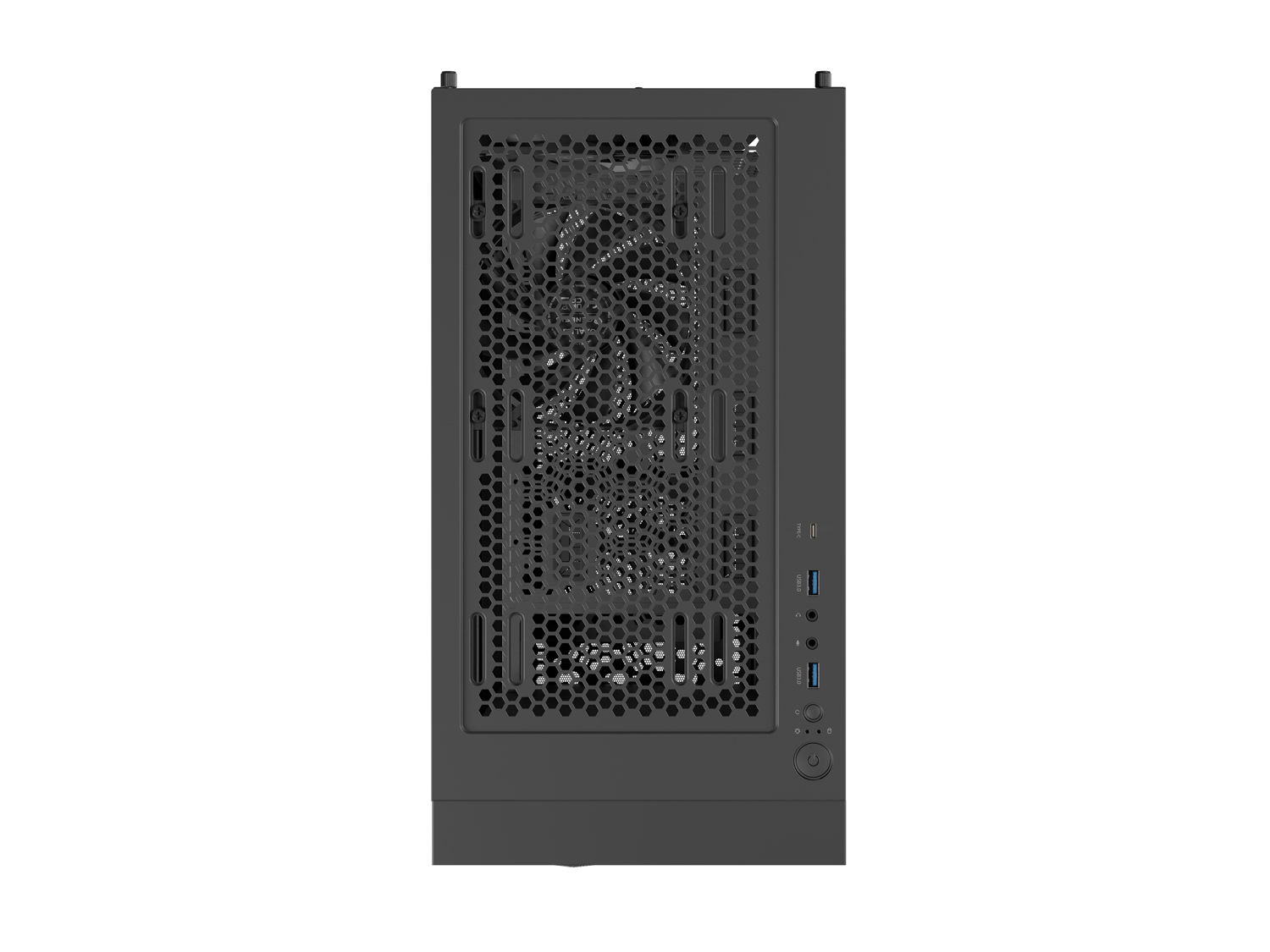 Počítačová skříň Genesis DIAXID 605F/Midi Tower/Transpar./Černá
