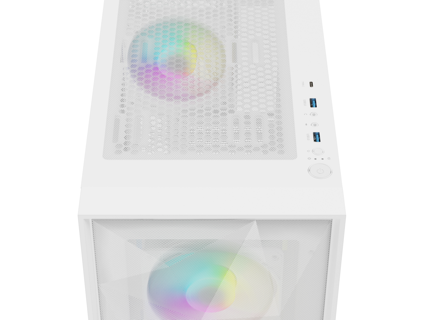 Počítačová skříň Genesis DIAXID 605 ARGB/Midi Tower/Transpar./Bílá
