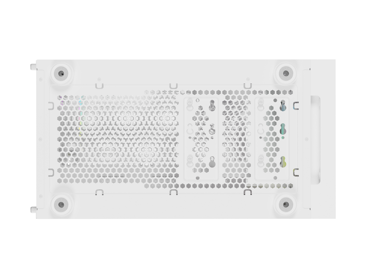 Počítačová skříň Genesis DIAXID 605 ARGB/Midi Tower/Transpar./Bílá
