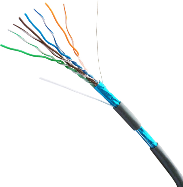 DATACOM FTP Cat5e PVC kabel 100m (lanko) šedý