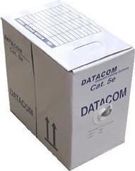 DATACOM UTP flex,Cat5e PVC,šedý,305m,lanko