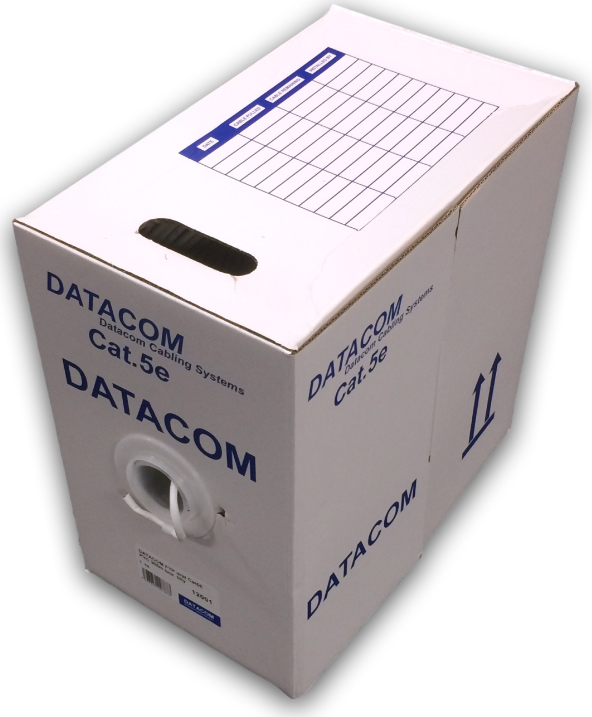 DATACOM FTP drát CAT5E PVC,Eca 305m bílý