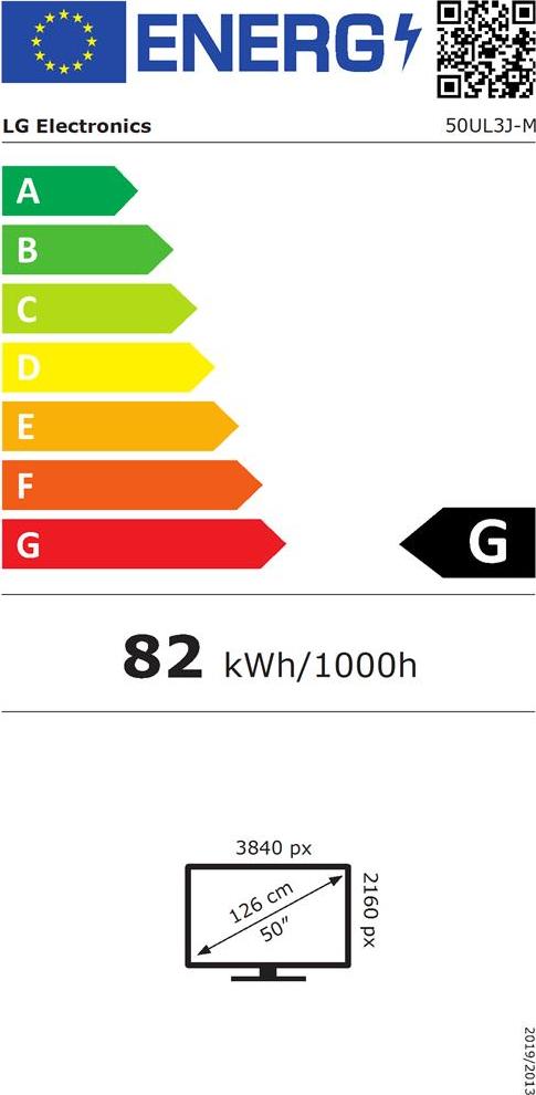 LG 50" signage 50UL3J UHD,400nit 16h,WebOS 6, Landscape and Portrait