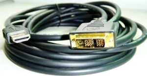 Gembird Kabel HDMI-DVI 1,8m,M/M stín.,zlacené kontakty 1.3