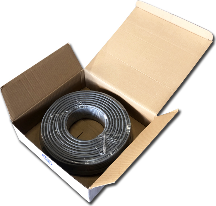 DATACOM UTP flex,Cat6 PVC,šedý,100m,lanko