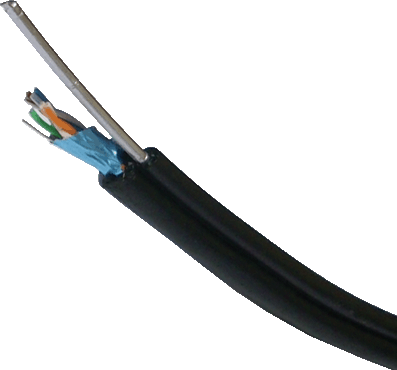DATACOM FTP drát Cat5e 100m samonosný OUTDOOR blk