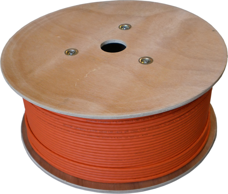 DATACOM S/FTP drát CAT7  LSOH  300m oranžový