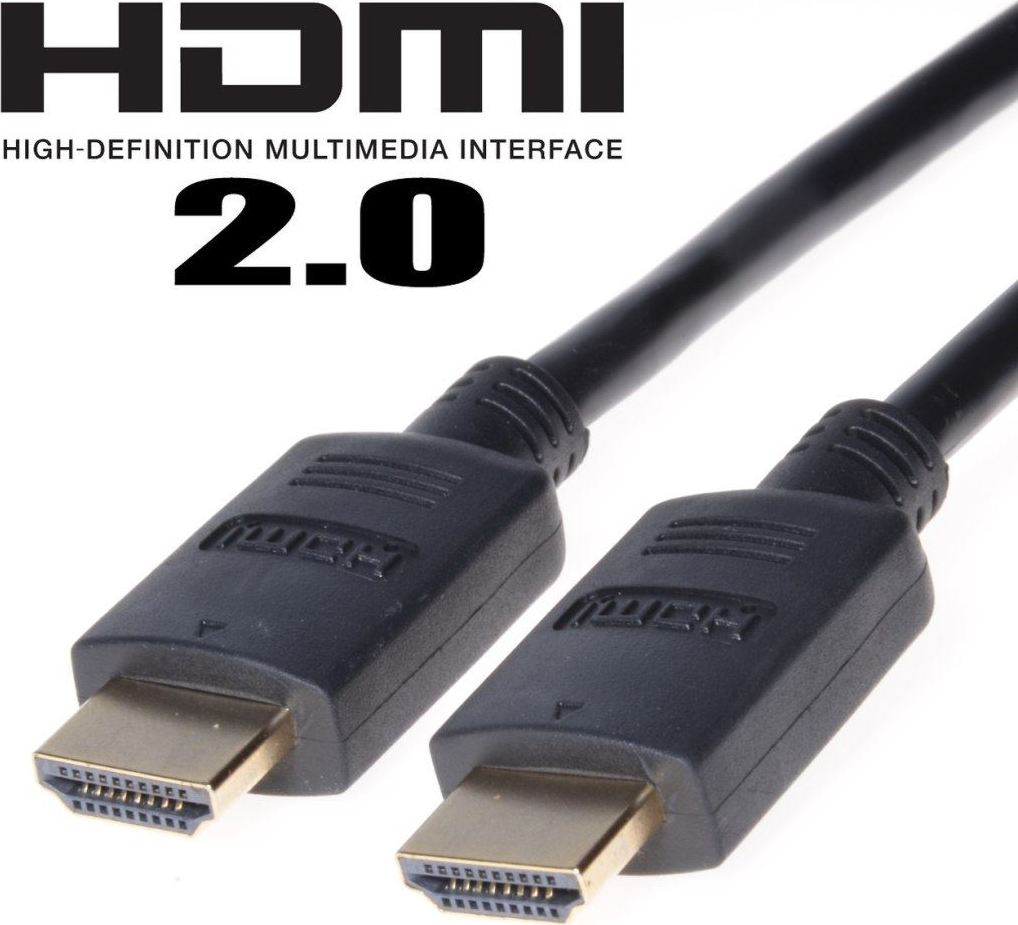 PremiumCord HDMI 2.0 High Speed+Ethernet, zlacené konk., 5m