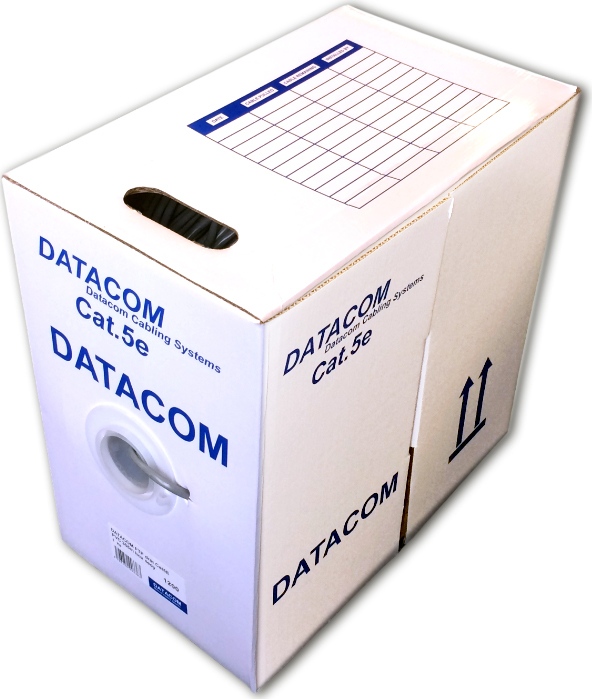 DATACOM FTP Cat5e PVC kabel 305m (drát), šedý