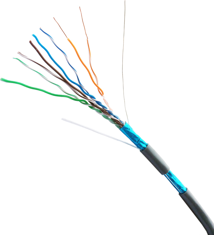 DATACOM FTP Cat5e PVC kabel 305m (drát), šedý