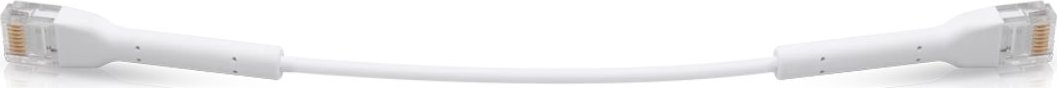 Ubiquiti UBNT U-Cable-Patch-RJ45, UniFi Ethernet Patch kabel, 0,1m, Cat6, bílý