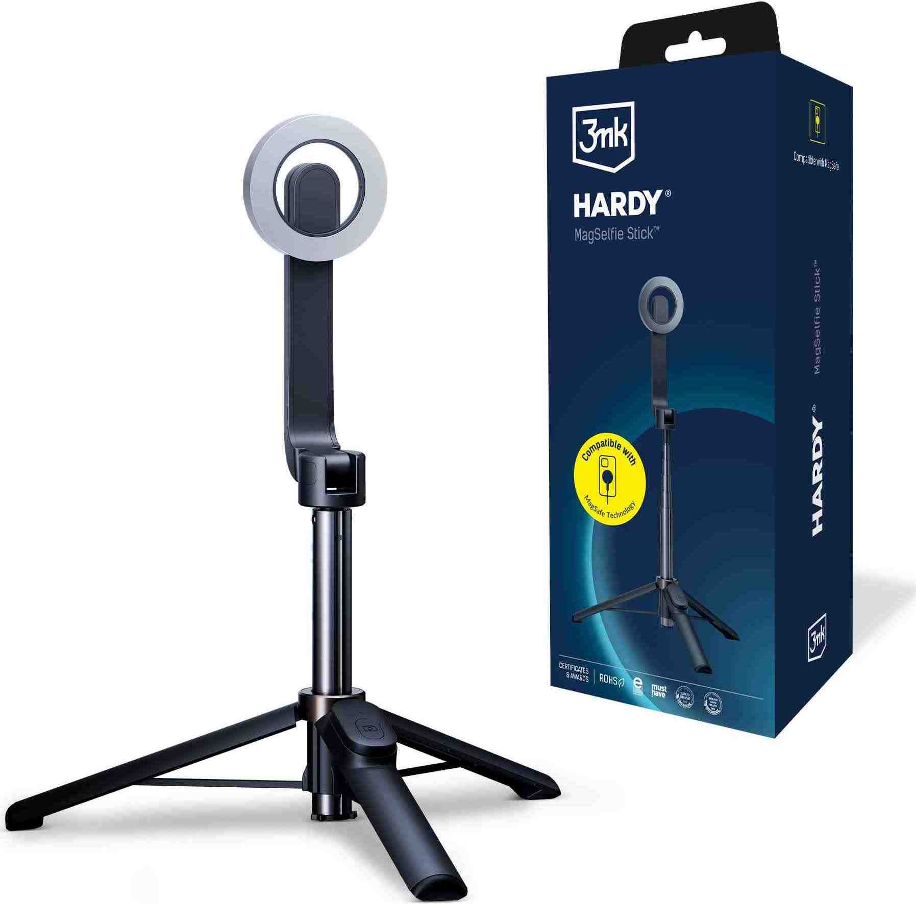 3mk selfie tyč/stativ - HARDY MagSelfie Stick