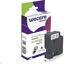 Páska WECARE ARMOR pre DYMO S0720680, čierna/biela, 9 mm x 7 m
