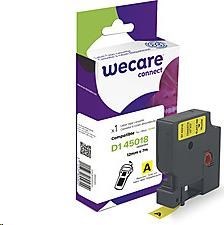 Páska WECARE ARMOR pre DYMO S0720580, čierna/žltá, 12 mm x 7 m