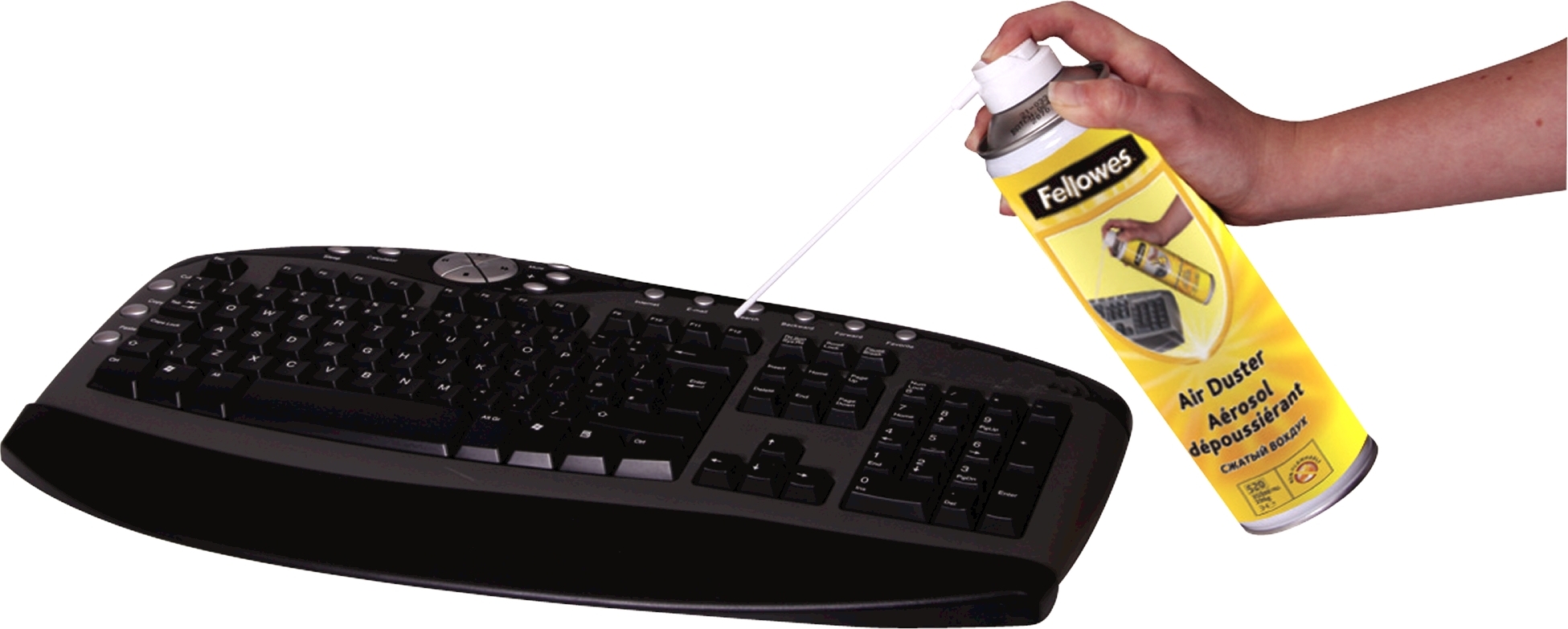 Stlačený vzduch Fellowes na čištění 350 ml