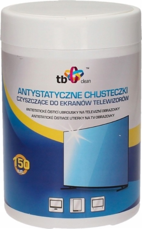 TB Clean antistatické čisticí ubrousky na TV