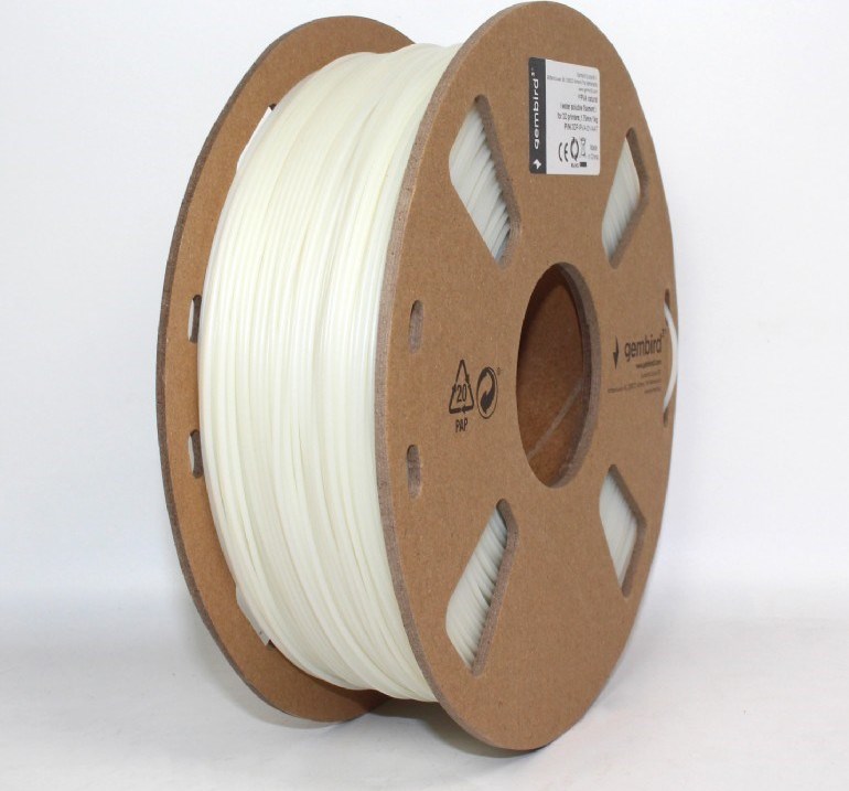GEMBIRD Tisková struna (filament) PVA, 1,75mm, 1kg, vodou rozpustný, natural