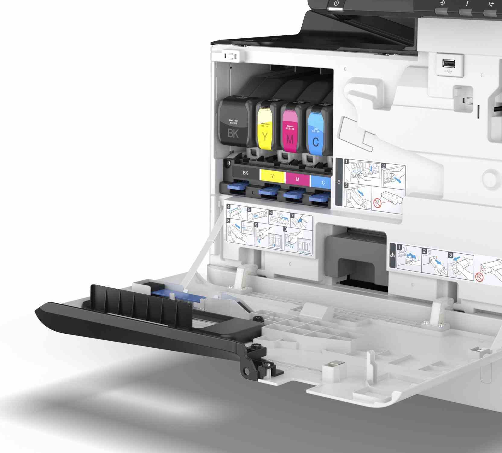 EPSON tiskárna ink WorkForce Enterprise AM-C400, 4v1, A4, 40ppm, 600x2400dpi, LAN, USB, Wi-Fi, ADF