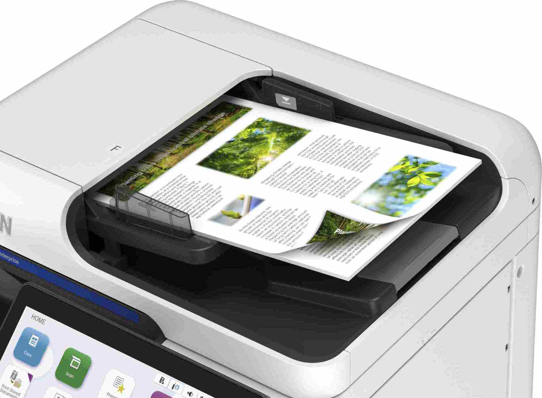 EPSON tiskárna ink WorkForce Enterprise AM-C400, 4v1, A4, 40ppm, 600x2400dpi, LAN, USB, Wi-Fi, ADF