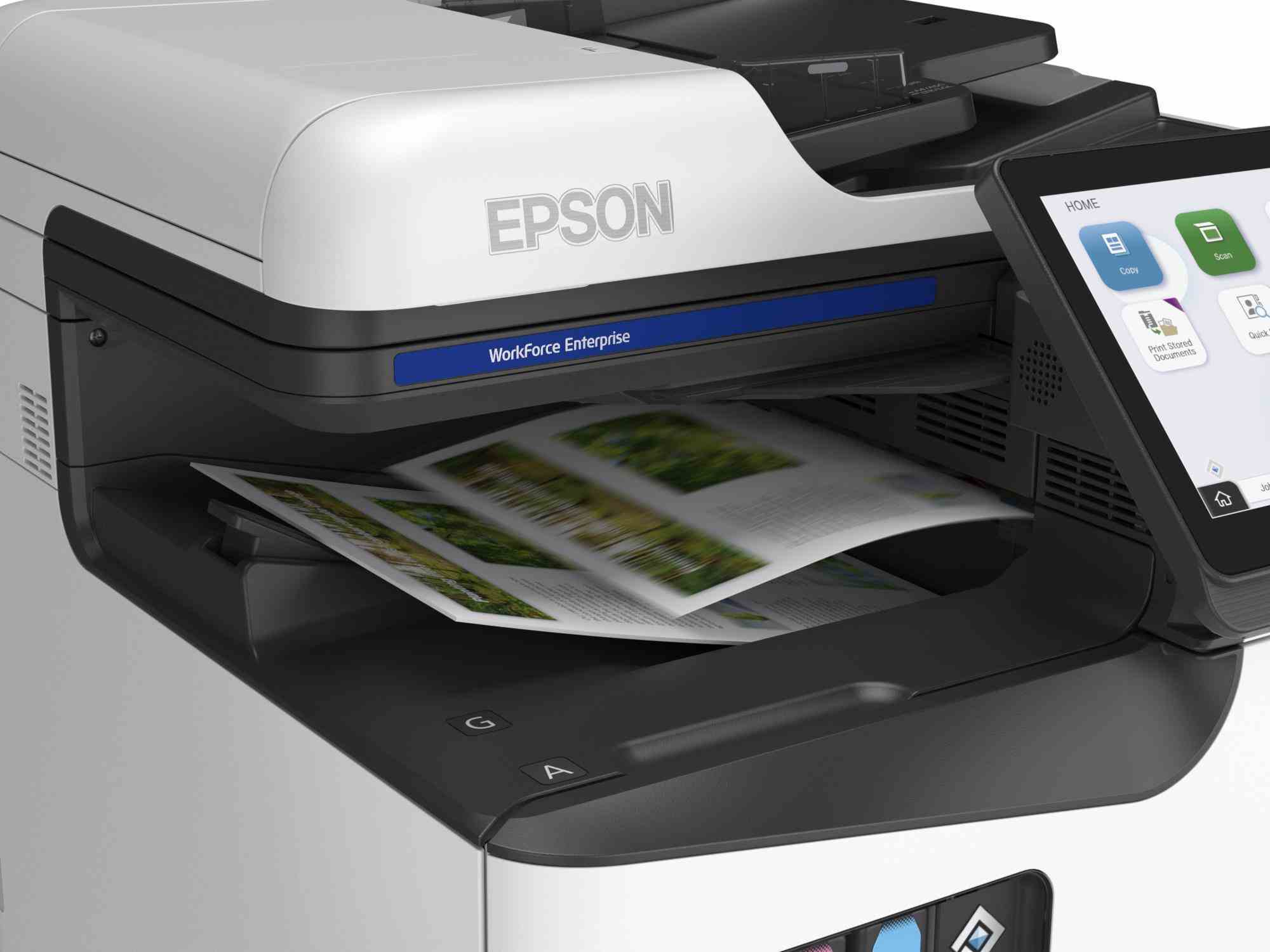EPSON tiskárna ink WorkForce Enterprise AM-C400, 4v1, A4, 40ppm, 600x2400dpi, LAN, USB, Wi-Fi, ADF