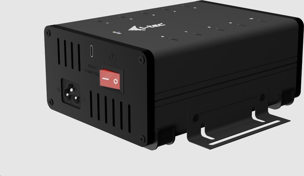 i-tec USB-C/USB-A Metal Charging + data HUB, 15W per port, 10x USB-C