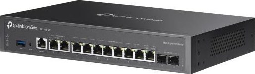 TP-Link ER7412-M2 OMADA VPN router (2xSFP WAN/LAN,2x2,5GbELAN/WAN,8xGbELAN,1xUSB3.0,fanless)
