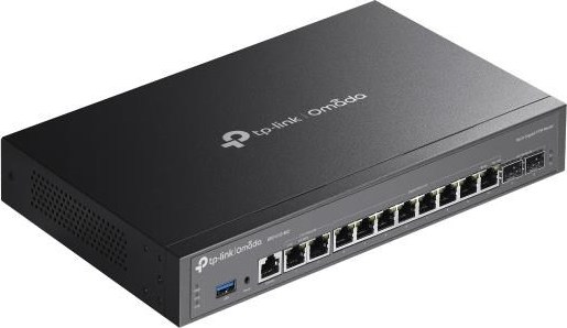 TP-Link ER7412-M2 OMADA VPN router (2xSFP WAN/LAN,2x2,5GbELAN/WAN,8xGbELAN,1xUSB3.0,fanless)