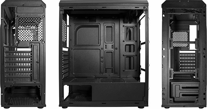 VEIN X VeinX case Mars MAR01A Mid Tower, bez zdroje, 3xUSB, průhledná bočnice, 4xARGB Fan 120mm, černá