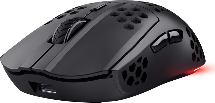 TRUST bezdrátová myš GXT 929 Helox Lightweight, RGB, Černá